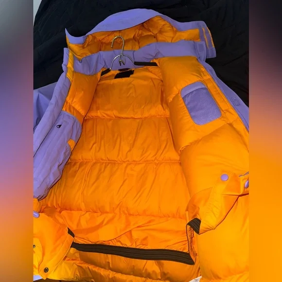 Marmot Purple Jacket with Yellow Accents - Picture 5 of 5